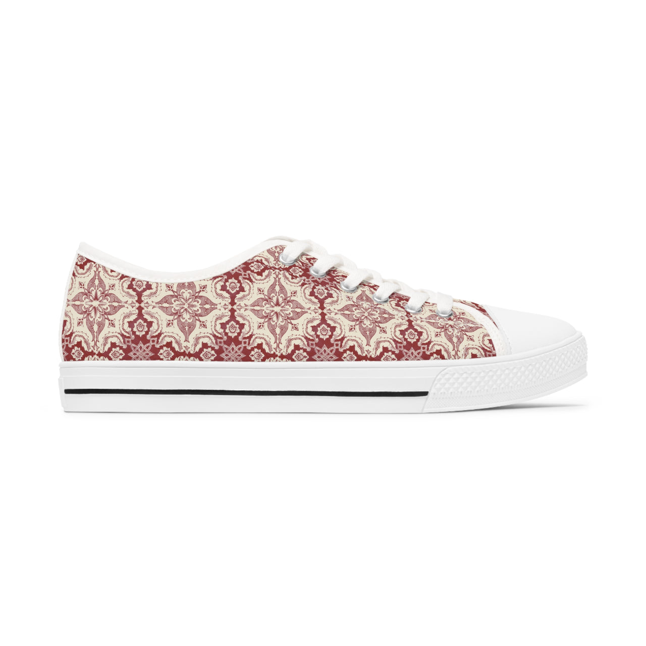 Women's Low Top Sneakers - Alfama Tile Grid - Available in Four Colours