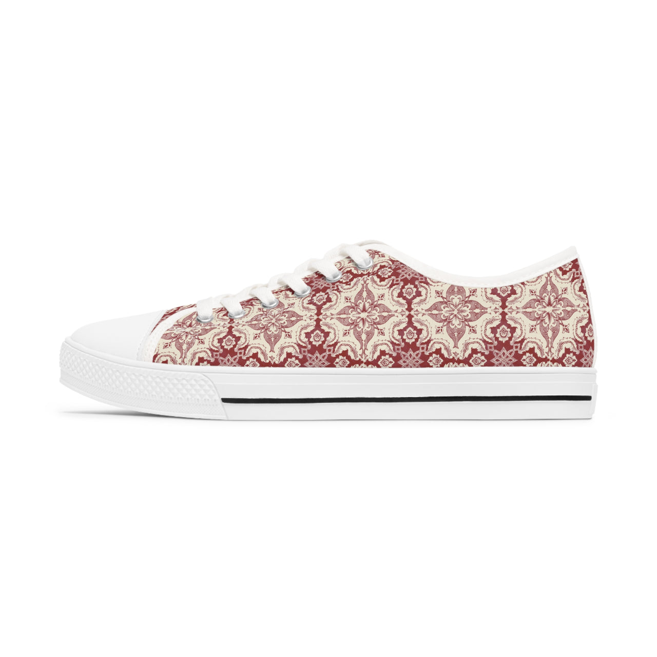 Women's Low Top Sneakers - Alfama Tile Grid - Available in Four Colours