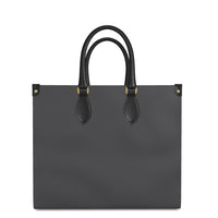 Thumbnail for Premium Textured Nappa Leather - Firm Shopper Tote - 5 Colors - 2 Sizes