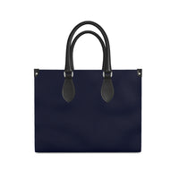 Thumbnail for Premium Textured Nappa Leather - Firm Shopper Tote - 5 Colors - 2 Sizes