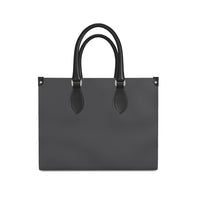 Thumbnail for Premium Textured Nappa Leather - Firm Shopper Tote - 5 Colors - 2 Sizes