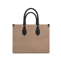 Thumbnail for Premium Textured Nappa Leather - Firm Shopper Tote - 5 Colors - 2 Sizes