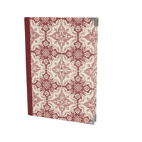 Thumbnail for Elegant Alfama Tile Hardcover Journal with Soft Satin Cover Maroon Spine - Available in 4 Stunning Colors