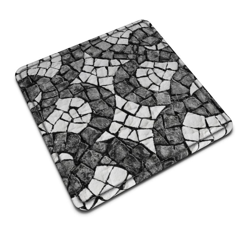 Leather Coaster - Avenida Calçada Cobblestone