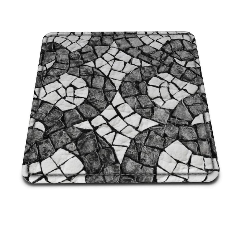 Leather Coaster - Avenida Calçada Cobblestone