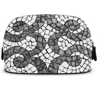 Thumbnail for Premium Nappa Leather Makeup Bag / Cosmetic Case - Liberdade Calçada Cobblestone