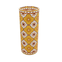 Thumbnail for Glass Vase - Yellow Floral Portuguese Tile