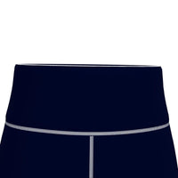 Thumbnail for High-Waisted Capri and Full-Length Leggings With With Trim (Four Colors)