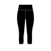 Thumbnail for High-Waisted Capri and Full-Length Leggings With With Trim (Four Colors)