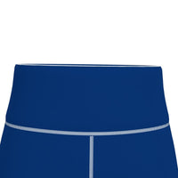 Thumbnail for High-Waisted Capri and Full-Length Leggings With With Trim (Four Colors)