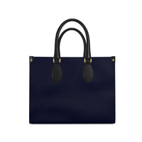 Thumbnail for Premium Textured Nappa Leather - Firm Shopper Tote - 5 Colors - 2 Sizes