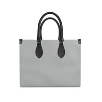 Thumbnail for Premium Textured Nappa Leather - Firm Shopper Tote - 5 Colors - 2 Sizes