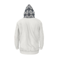 Thumbnail for Portugal 'Alfama' Tile Fleece Pullover Unisex Premium Hoodie - Front and Outer Hood Design (5 Colors)