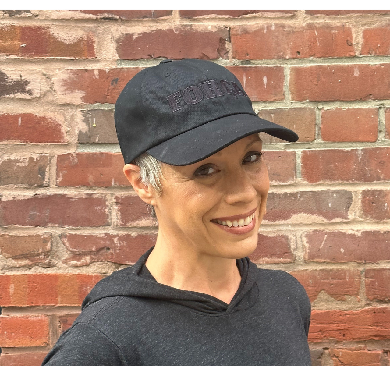 Força Black Stealth Unisex Hat - Flat Embroidered Print - Dad Hat Style