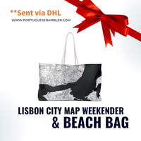 Thumbnail for Lisboa City Map Weekender / Beach Bag - Perfect Weekender