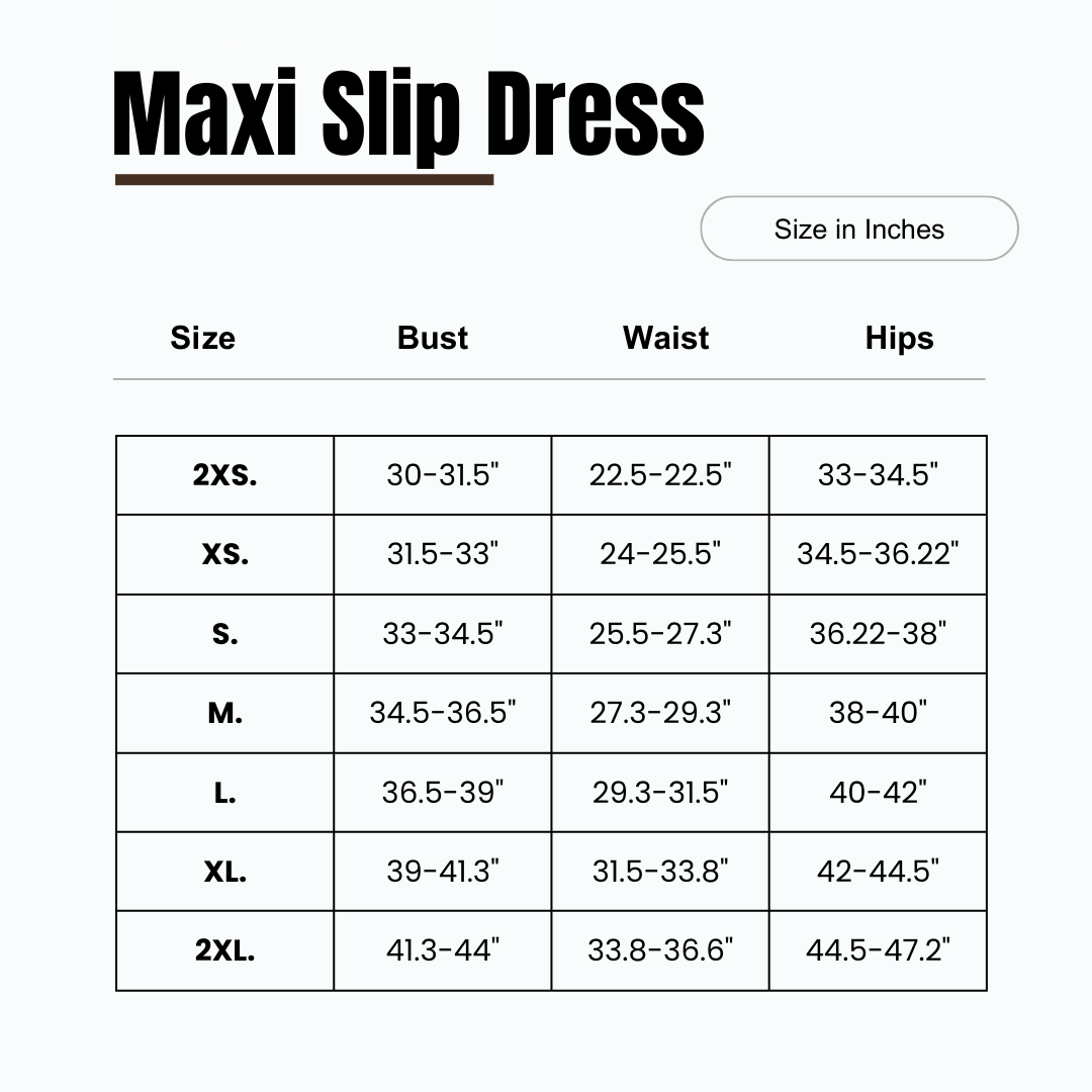 Maxi Sleeveless Slip Silky Dress with V-neck in Black with White Straps