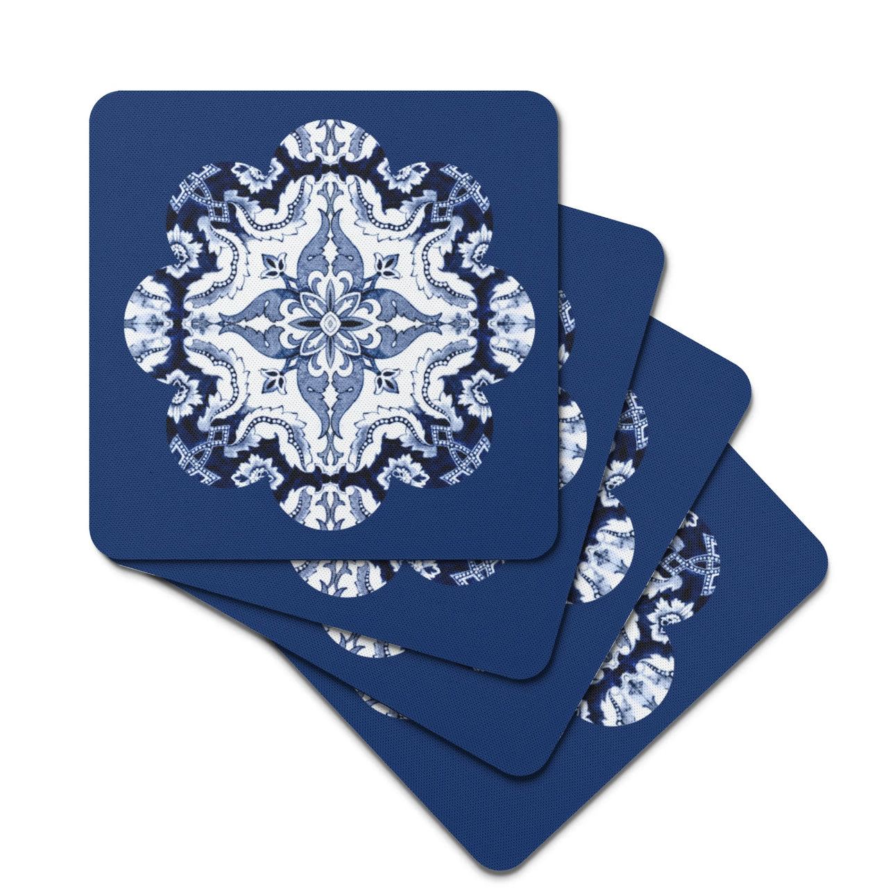 Neoprene Coaster Set (4) - Alfama Esquina Tile