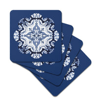 Thumbnail for Neoprene Coaster Set (4) - Alfama Esquina Tile