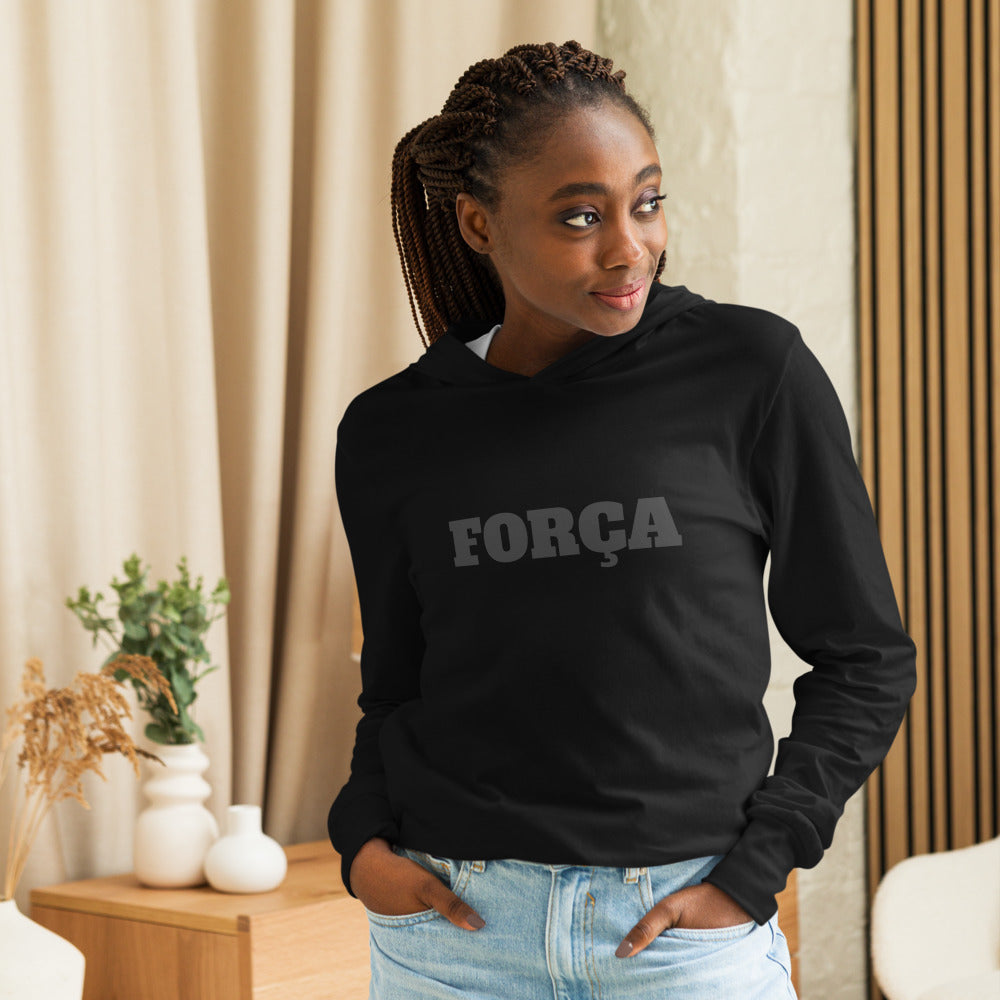 Força Stealth Hooded Unisex Long-Sleeve Tee - 2 Colors