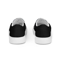 Thumbnail for Alfama Tile Grid Women’s Slip-on Canvas Shoes in Antique Black