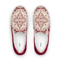 Thumbnail for NEW! Women's Slip-On Canvas Shoes - Portuguese Alfama Esquina Tile in Red